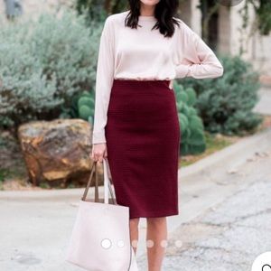 Loft pencil skirt